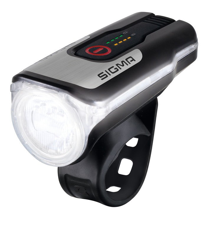 SIGMA Aura 80 USB 80 Lux akkubetriebene LED-Leuchte mit Lenkerhalterung