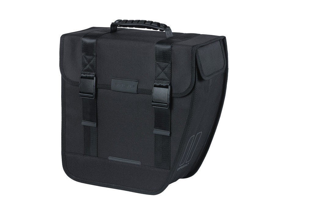 Borsa singola Basil Tour destra nero, 34x14x34cm, 14 l