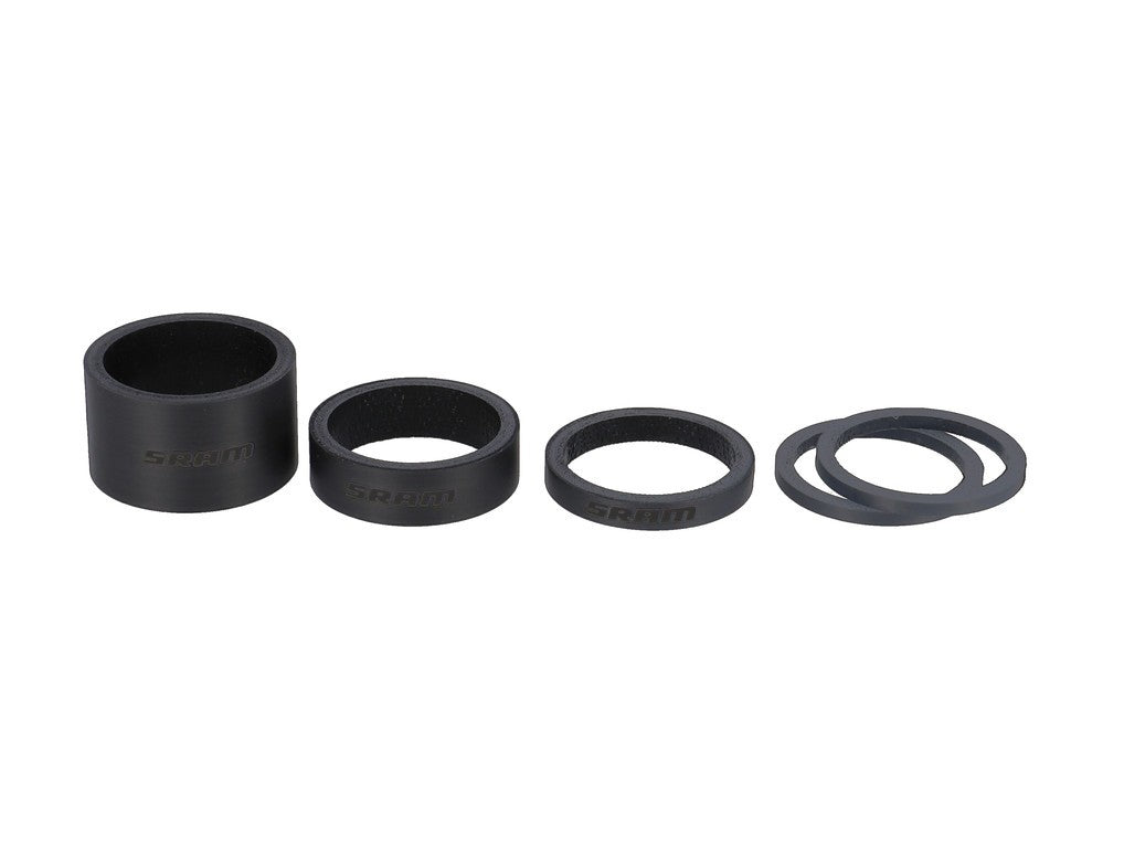 SRAM UD Carbon Steuersatz-Spacer-Set 2,5 mm x 2, 5 mm x 1, 10 mm x 1, 20 mm x 1