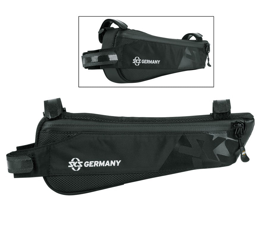 Borsa da telaio SKS Racer Edge nero, 250x40x90mm, 0,6l, 124g