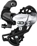 Deragl. post. Shimano Tourney RD-TX800 7/8 vel., s. adatt., argento