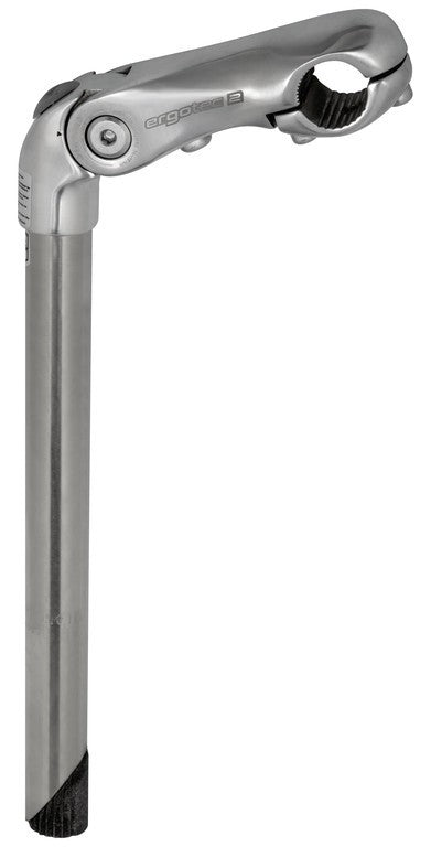 Att. man. Ergotec Kobra Vario Tube/25,4 300/90mm, Ø 22,2mm, -10/+50°, arg