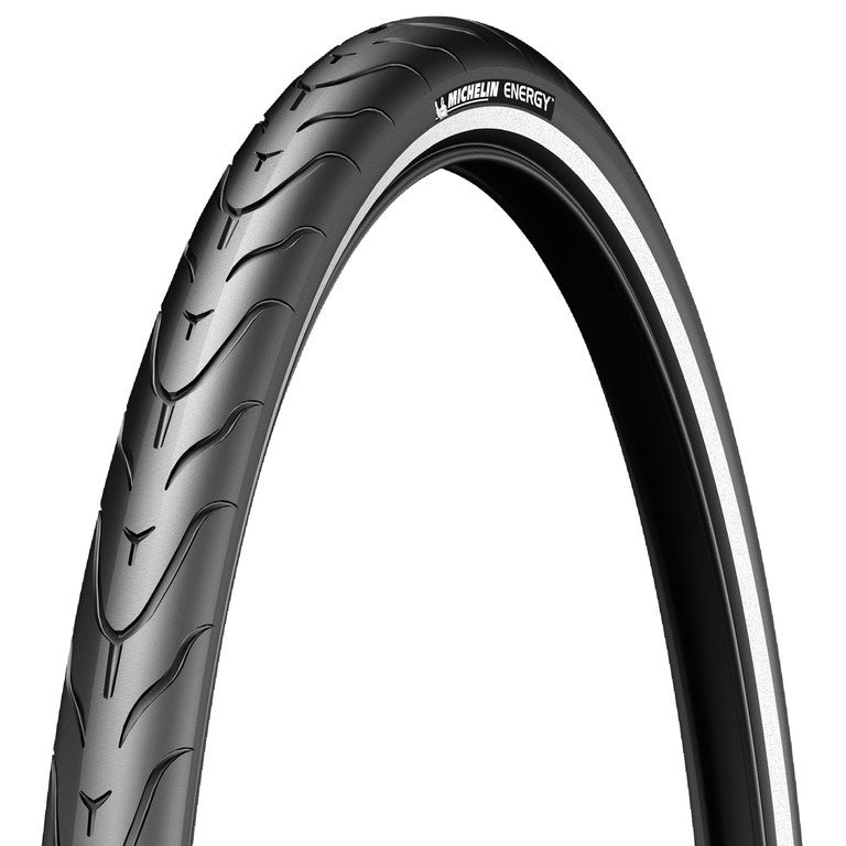 Neumático rígido MichelinEnergy 28" 700x35C 37-622 negro reflectante.