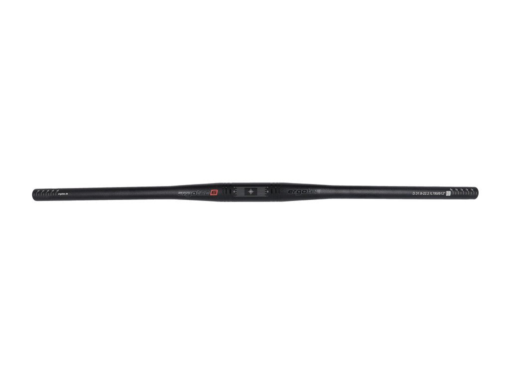 Ergotec Flat Bar 31.8 SL 6 Lenker Ø 31,8 mm, 780 mm, 12°/0°, Aluminium, schwarz