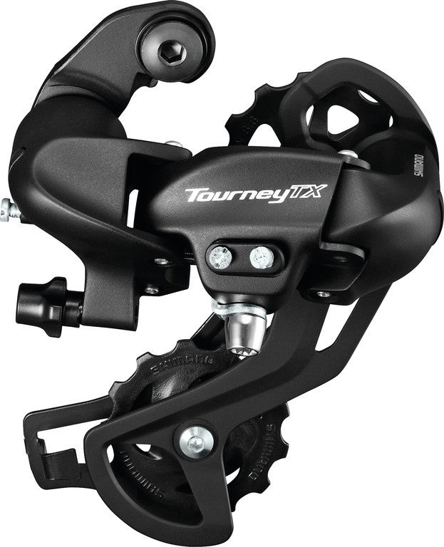 Schaltwerksaufnahme. Shimano Tourney RD-TX800 7/8-fach, s. adapt., schwarz