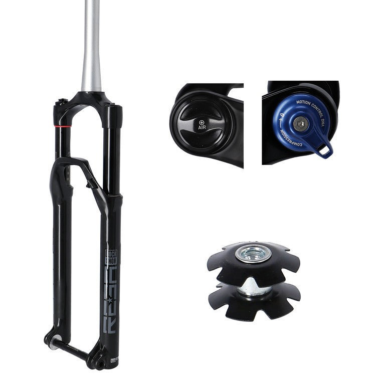 Horquilla RockShox Reba RL SA de 120 mm, 26", 1,5 taps, ne, 15x100, corona, 40 dientes, disco, A2