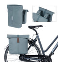 Bolsa doble Basil City Azul Grafito, 12x29x30 cm, 28-32 l