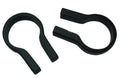 Abrazaderas KLICKfix para adaptador man. negras, 31,8mm, en pares
