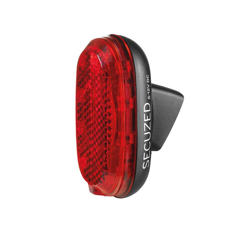 Luz trasera LED dinamo b&amp;m Luz trasera protegida, soporte para guardabarros