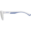 Alpina FlexxyCoolKidsII Sonnenbrille, schwarz/lila, rauchrosa Gläser, speziell, Kat. 3