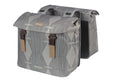 Bolsa doble Basil Elegance Chateau Taupe, 40 x 38 x 16 cm, 40-49 l