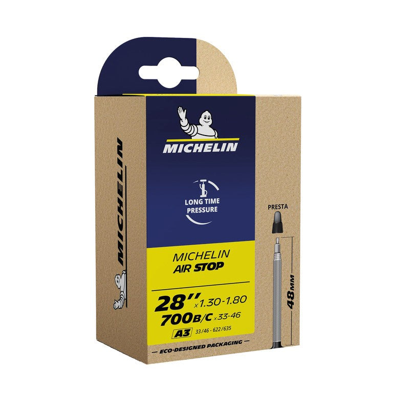 Camera d'aria Michelin A3 Airstop 28x1.30-1.80 33/46-622/635 VP 48mm