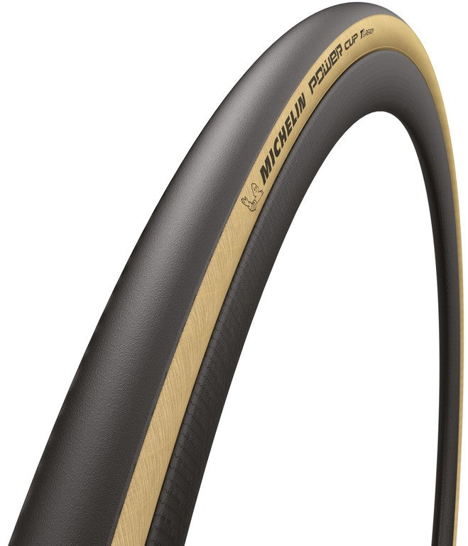 Neumático plegable Michelin Power Cup TLR. 28" 700x25C 25-622 negro/clásico