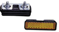 Juego de reflectores de pedal atornillables = 4 piezas