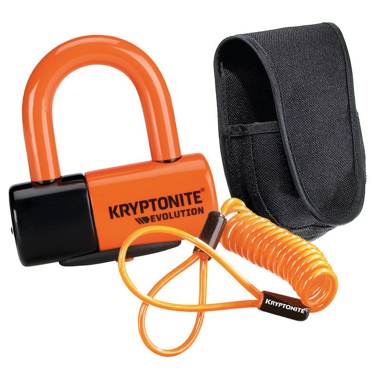 Disc Lock Kryptonite Evolution Premiump. 4,8 x 5,4cm, Ø14mm, aranc, 3 chiavi