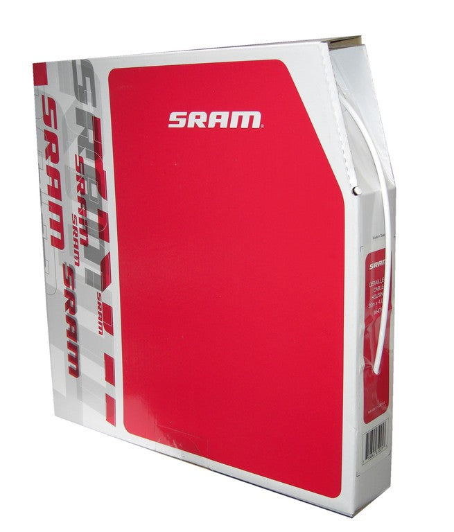 SRAM PitStop Außenschaltzug, 30 m Rolle, Ø 4 mm, weiß