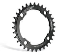 Corona para bicicleta eléctrica Miche x Brose/Yamaha/Bosch XM Maxi One 38t, BCD 104 mm, negra