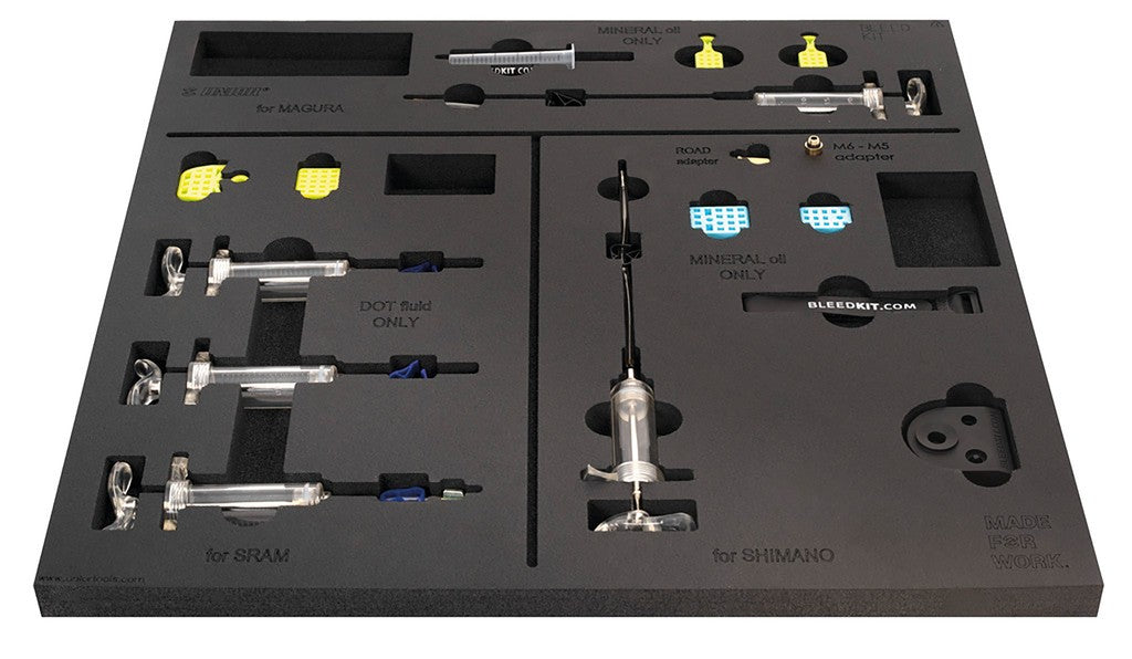 Bleedkit set spurgo freni Unior SET1-2600BK