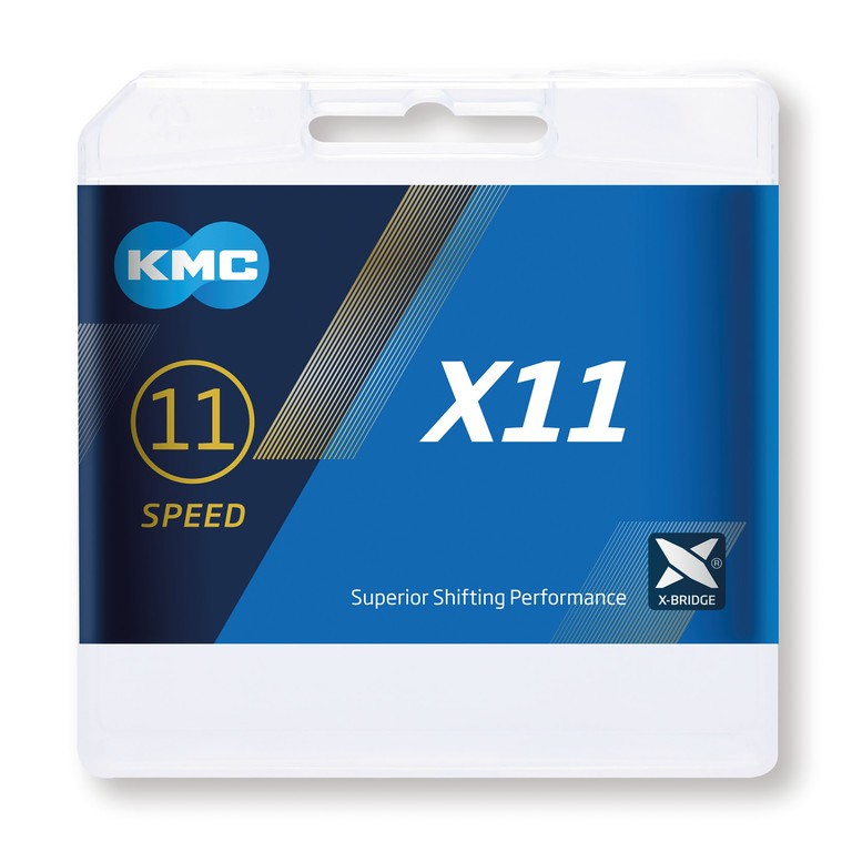 Catena KMC X11 1/2"x11/128", 118 ma.,5,65mm,11v., gr