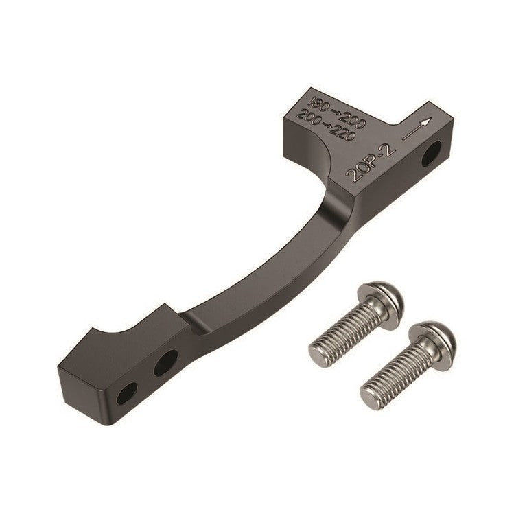 Adatt. freno a disco SRAM Post Bracket 20P-2 (200/220mm), con viti