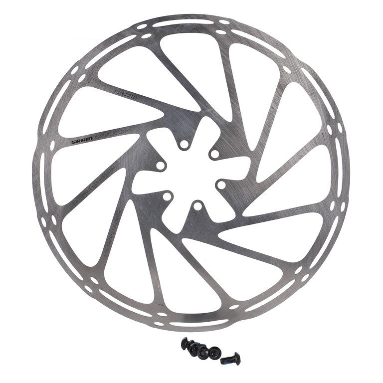 Disco freno SRAM Rotor Centerline Ø220mm, gr, 6 fori, viti in acciaio