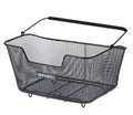 Cestino RP Basil Base M acciaio 30x42,5x23cm, nero, a maglia larga