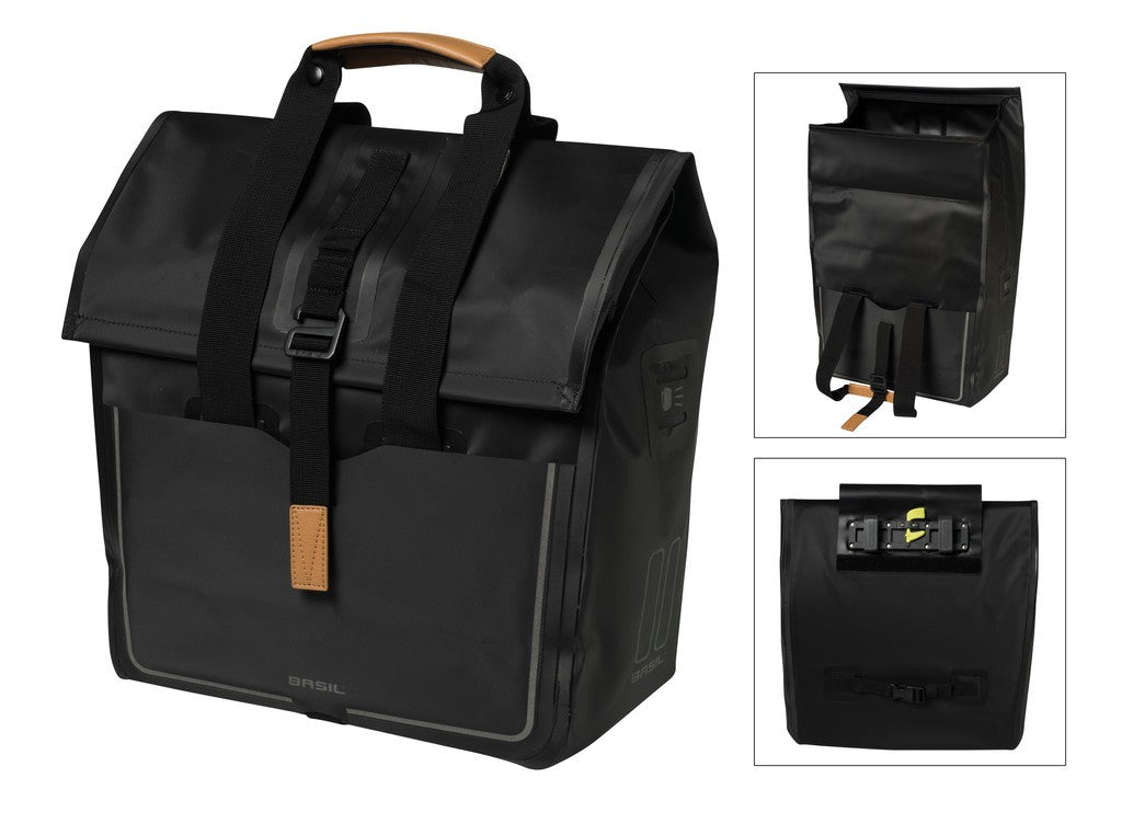Shopper Basil Urban Dry matt bl, 33,5x16x48cm,25l, imper.