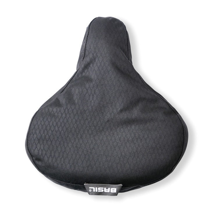 Funda de asiento Basil Noir, color negro medianoche, 150 x 70 x 80 mm, poliéster