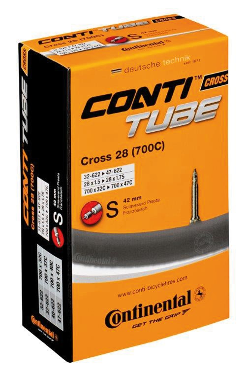 CONTINENTAL Camera d'aria Cross 28 28" 700x32/47C 32/47-622 VP 42mm