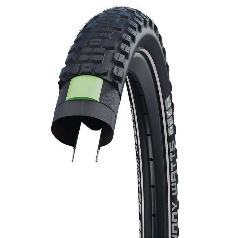 SCHWALBE JOHNNY WATTS Perf DD 29x2.35 (60 - 622) black reflex E-50 DD ADDIX