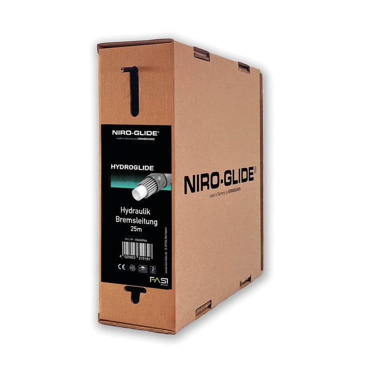 Línea de freno Niro-Glide Hydro, negra, para frenos de disco hidráulicos