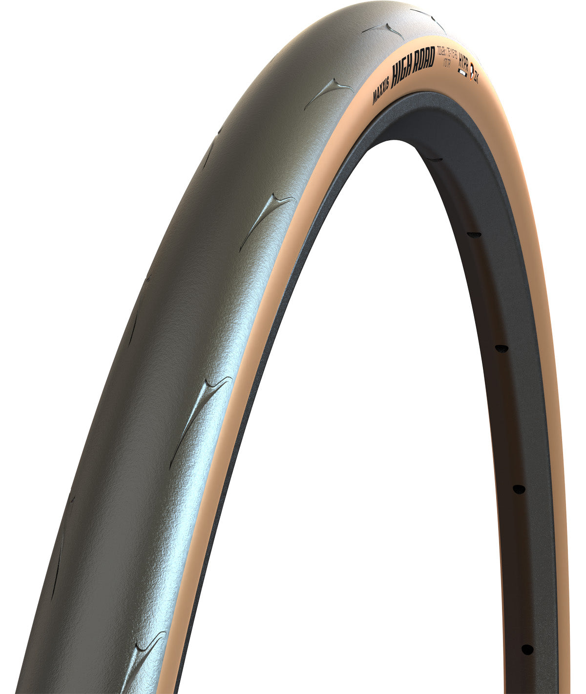 MAXXIS HIGH ROAD 700x28c black / transparent 170TPI