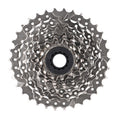 SunRace CSM96 9-fach 11-34T Kassette, Shimano Komplettset, Nickel