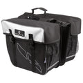M-WAVE rear pannier bag AMSTERDAM DOUBLE black/white