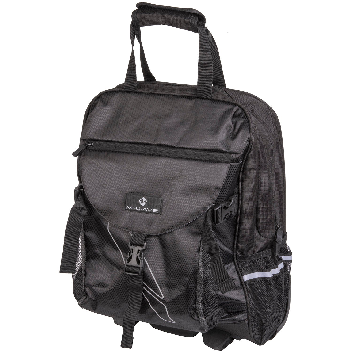 M-WAVE rear carrier single bag and trolley