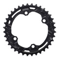 Shimano Deore 36 d. 96 mm, 36 dientes, acero, negro, plato 2x11 velocidades