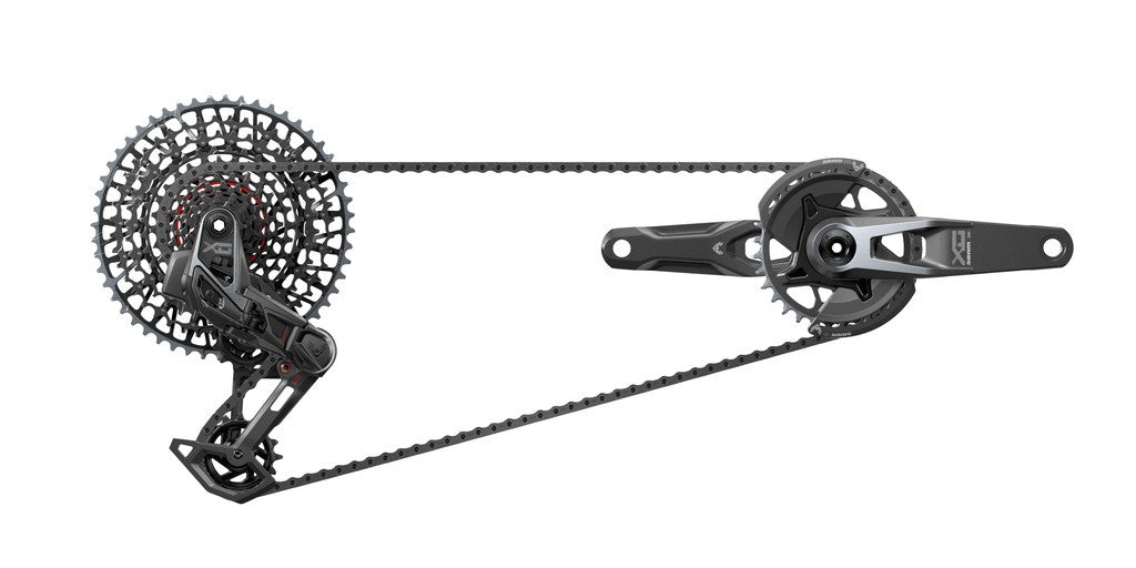 Set gr. cam. SRAM X0 T-Type Eagle AXS V2 DUB MTB Wide,165mm,32d,XS-1295,10-52d
