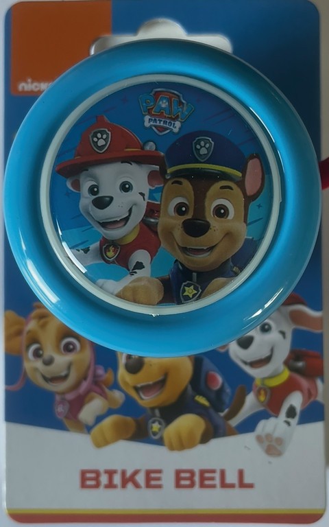 Campanello Bike Fashion PAW Patrol blu, con motivo, Ø55mm, cart. SB