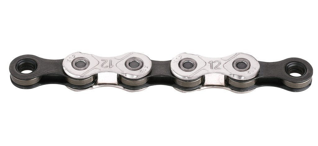 Catena KMC X12 rotolo da 50m 1/2"x11/128",3936 maglie, 12v. arg/nr.