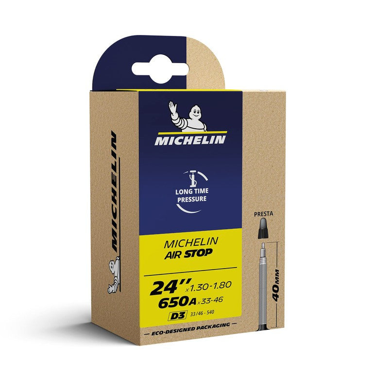Camera d'aria Michelin D3 Airstop 24x1.30-1.80 33/46-540 VP 40 mm