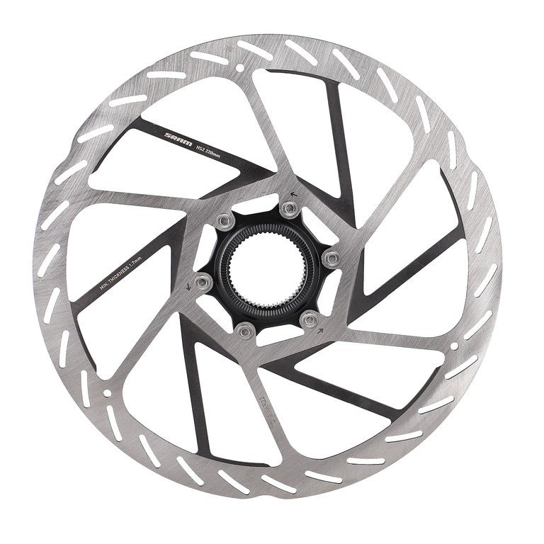 Disco de freno SRAM DB HS2 Ø220mm, plateado, Centerlock, redondeado