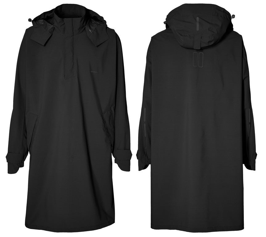 Poncho antipioggia Basil Mosse jet black, t. XL/XXL, unisex