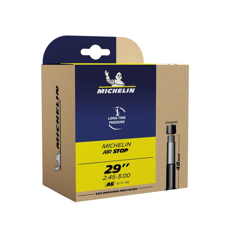 Camera d'aria Michelin A6 Airstop 29x2.45-3.00 62/77-622 VS 48mm