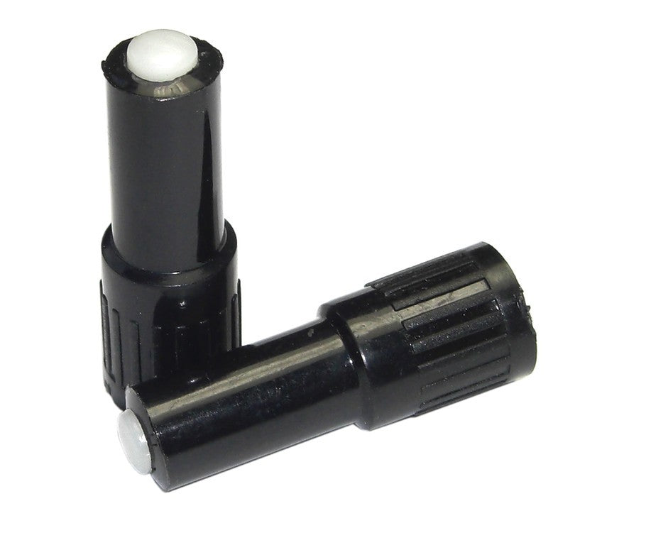 Prolunga valvola per VS 19mm, nero, plastica, 2 pezzi