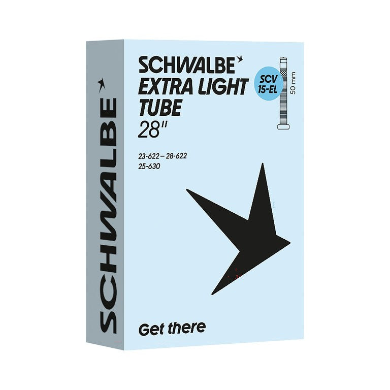 Cam. aria Schwalbe SCV15-EL extralight 28x0.90-1.10" 23/28-622/630 SCV sw 50mm