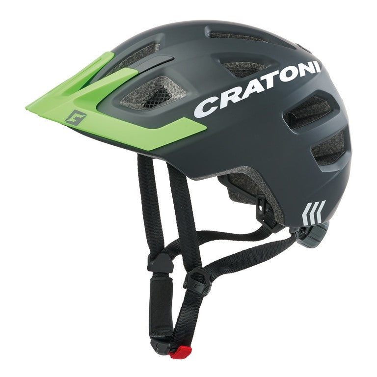 Casco bici Cratoni Maxster Pro (Kid) t. S/M (51-56cm) nero/verde fluo opaco