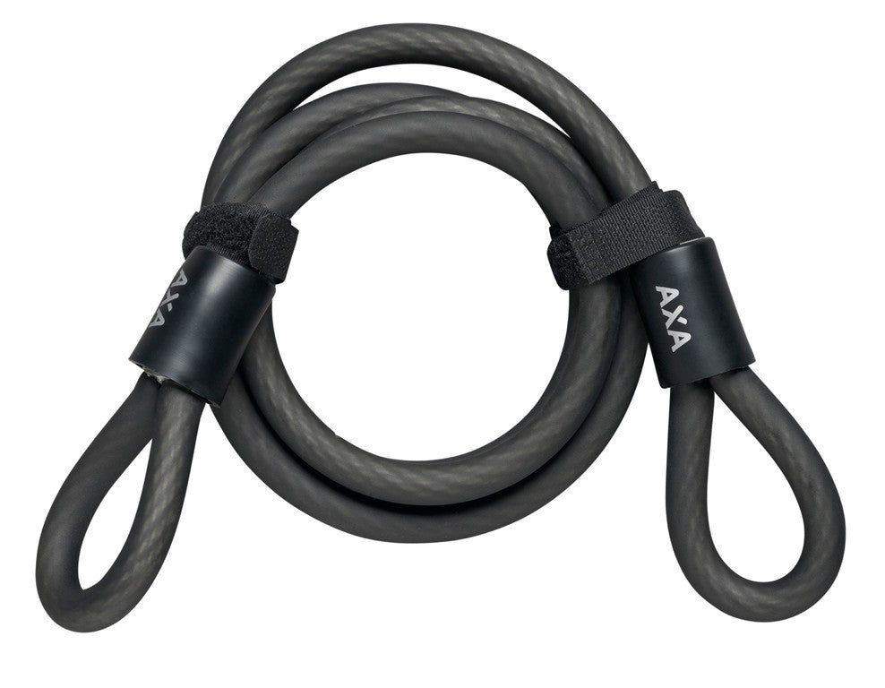 Cavo con occhiello AXA lung. 120cm, Ø10mm, nero