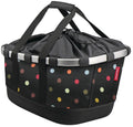 Borsa City KLICKfix Bikebasket GT dots, 33x27x42cm,21l,1077g, c.UniKlip