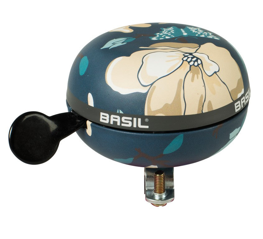 Campanello Ding-Dong Basil Magnolia teal blue, metallo, Ø80mm, 7x7x5cm