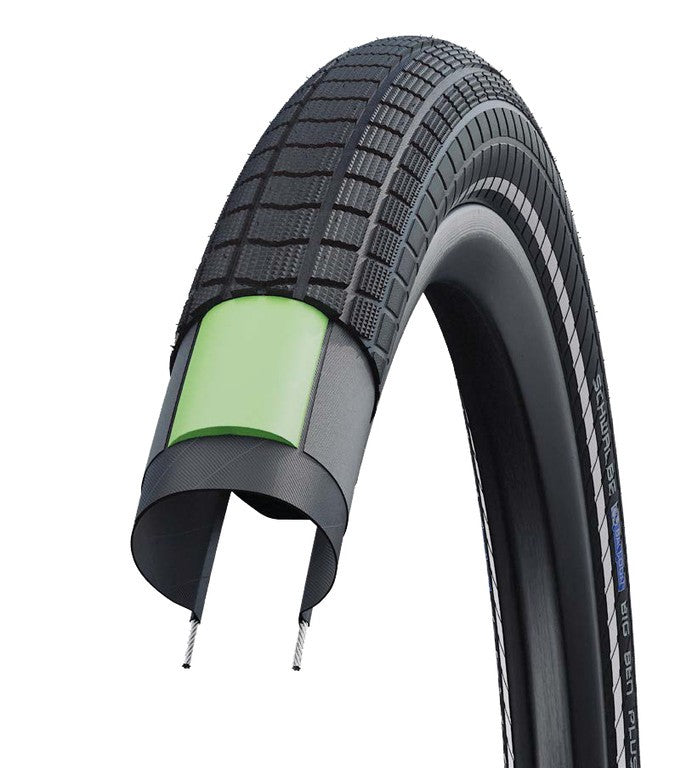 SCHWALBE BIG BEN PLUS Perf 24x2.15 (55 - 507) black reflex E-50 ADDIX